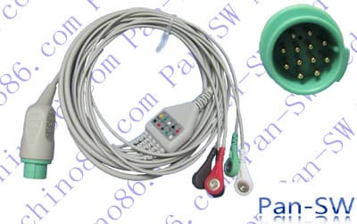 Boztron patient ECG cable one piece 5 leads